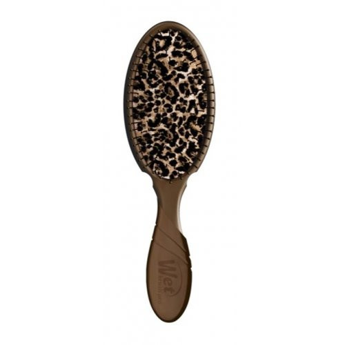 WetBrush Patterned Poise Pro Detangler Brush Ovalus plaukų šepetys Cream Leopard