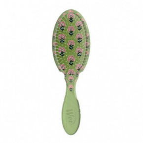 WetBrush Petal Perfect Pro Detangler Brush Ovalus plaukų šepetys Green Garden