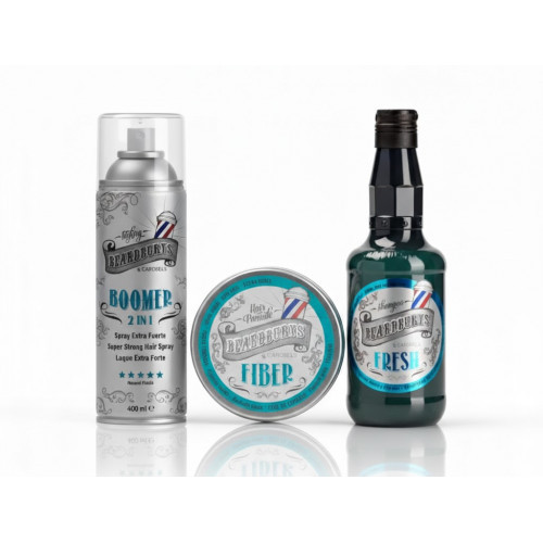 KlipShop Beardburys Plaukų priežiūros priemonių rinkinys Jam