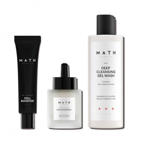 KlipShop Math Scientific Veido priežiūros priemonių rinkinys mišriai odai