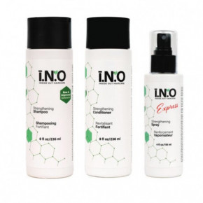 KlipShop I.N.O Shampoo, Conditioner and Express Strengthening Spray Set Plaukų priežiūros rinkinys