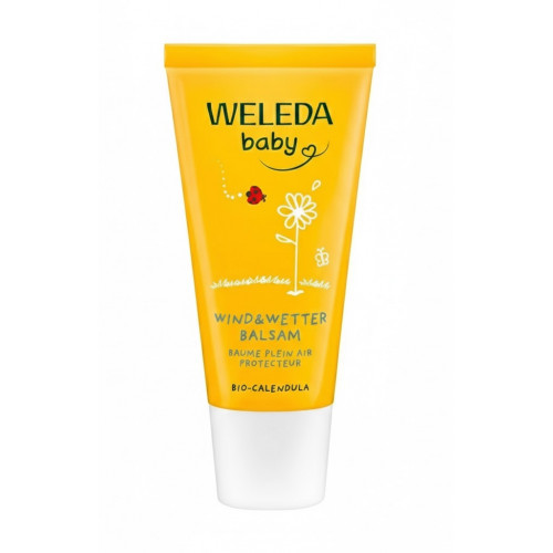 Weleda Calendula Baby Weather Protection Balm Vaikiškas apsauginis kremas nuo vėjo ir šalčio su medetkomis 30ml