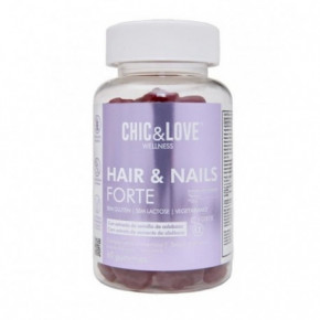 Chic & Love Hair & Nails Forte Funkciniai guminukai 60 guminukų