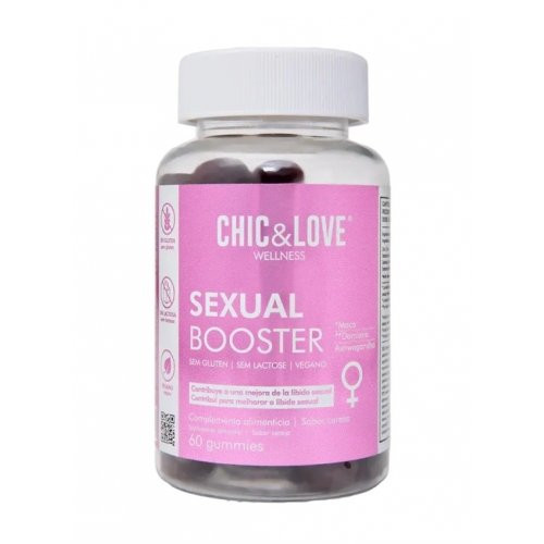 Chic & Love Sexual Booster Gummies For Women Funkciniai guminukai moterims 60 guminukų