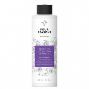 Four Reasons No Nothing Sensitive No Yellow Shampoo Šampūns bez smaržvielām, kas neitralizē dzeltenos un siltos toņus 300ml