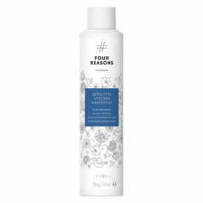 Four Reasons No Nothing Sensitive Strong Hairspray Bekvapis stiprios fiksacijos lakas 300ml