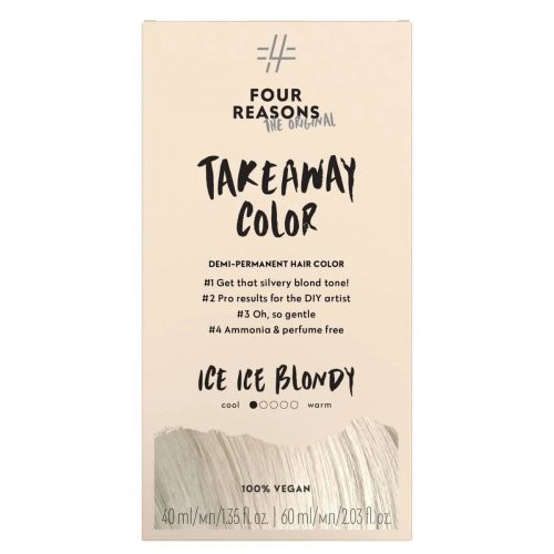 Four Reasons Original Takeaway Demi-Permanent Plaukų dažai 10.01 Ice Ice Blondy