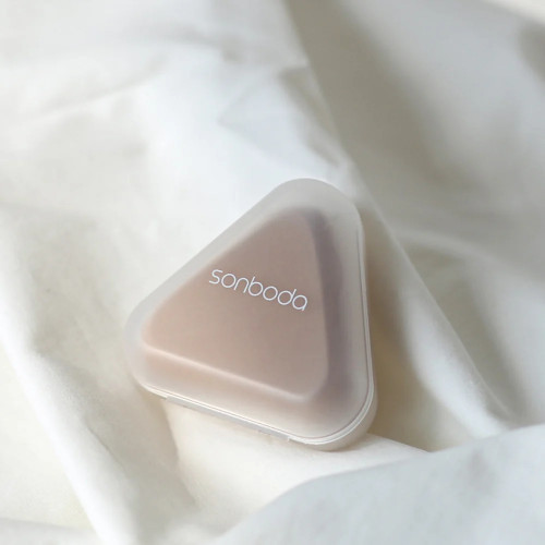 SONBODA 32 Triangle Fit Puff Case Makiažo kempinėlės dėklas 1 vnt.