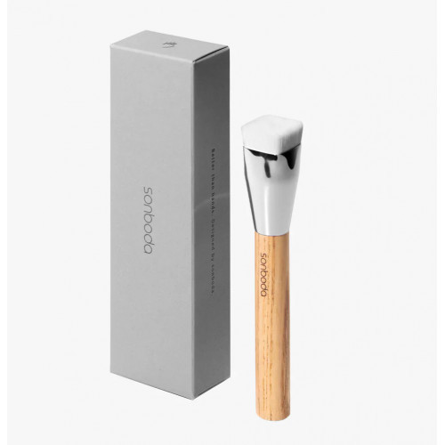 SONBODA 16 Square Foundation Vegan Brush Kvadratinis šepetėlis makiažo pagrindui 1 vnt.