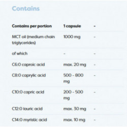 Osavi MCT Oil Maisto papildas MCT aliejus 1000 mg 60 kapsulių