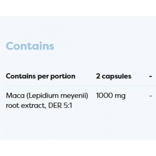 Osavi Maca 1000 mg Maisto papildas 60 kapsulių