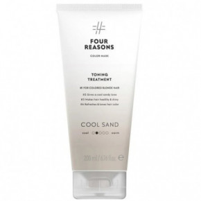 Four Reasons Color Mask Toning Treatment Cool Sand Tonizuojanti priemonė dažytiems šviesiems plaukams 200ml