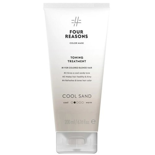 Four Reasons Color Mask Toning Treatment Cool Sand Tonizuojanti priemonė dažytiems šviesiems plaukams 200ml
