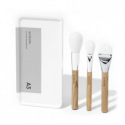 SONBODA A3 All-Cover 3-Piece Brush Set (17) Makiažo šepetėlių rinkinys