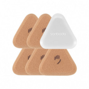 SONBODA P5 Triangle Fit Puff Set Makiažo kempinėlių rinkinys su dėklu