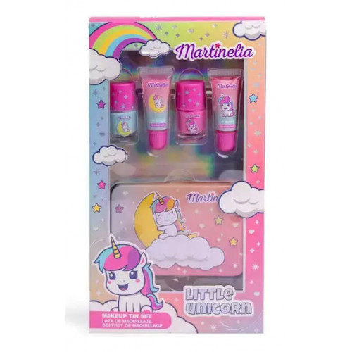 Martinelia Little Unicorn Makeup & Case Set Vaikiškas dovanų rinkinys