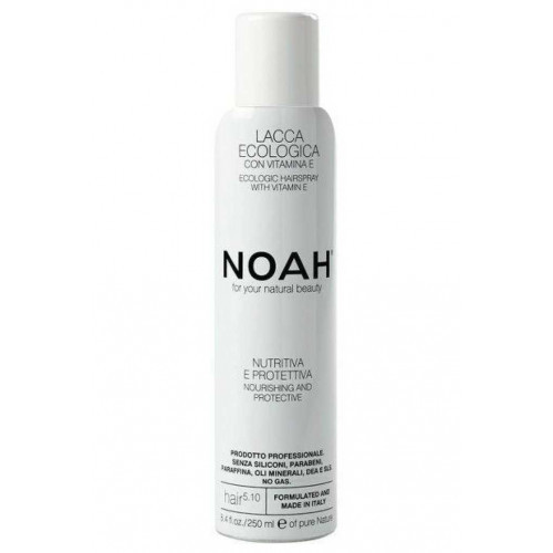 Noah 5.10 Ecological Hairspray With Vitamin E Maitinantis plaukų lakas su argano aliejumi ir vitaminu E 250ml