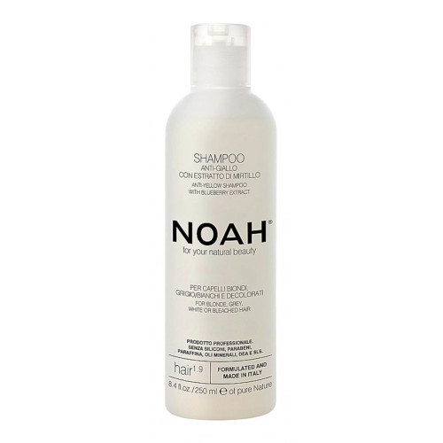 Noah 1.9 Anti-Yellow Shampoo Geltonus atspalvius neutralizuojantis šampūnas 250ml