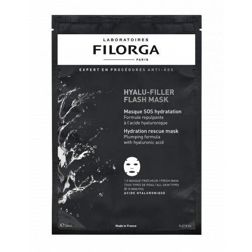 Filorga HYALU-FILLER FLASH Mask Intensyviai drėkinanti lakštinė veido kaukė 23g