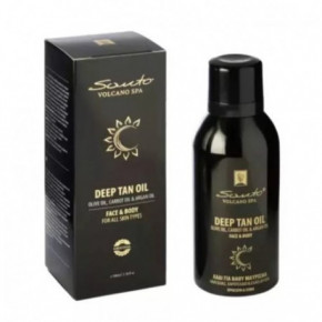 Santo Volcano Spa Deep Tan Oil Face & Body Iedeguma eļļa sejai un ķermenim 100ml
