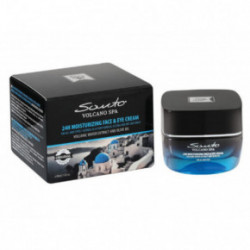 Santo Volcano Spa 24 h Moisturizing Face & Eye Cream 24 h Drėkinantis veido ir paakių kremas jautriai odai 50ml