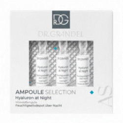 Dr. Grandel Ampoule Selection Hyaluron at Night Veido odą drėkinačios koncentrato ampulės 3x3ml