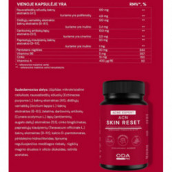 ODA Pro ACN Skin Reset Daugiafunkciai maisto papildai 60 kapsulių