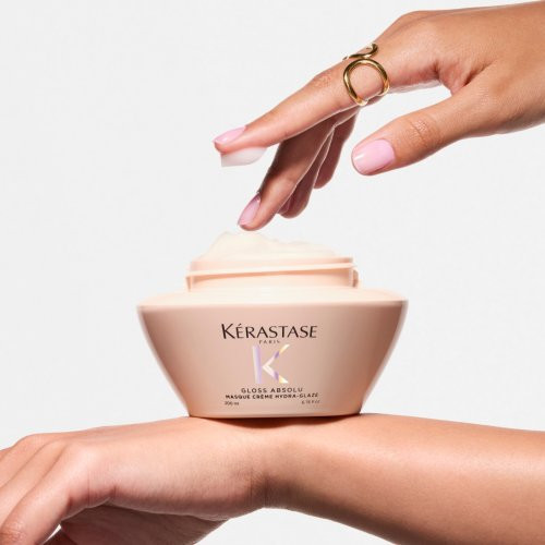 Kérastase Masque Crème Hydra-Glaze Drėkinamoji ir glotninamoji kreminė kaukė 200ml