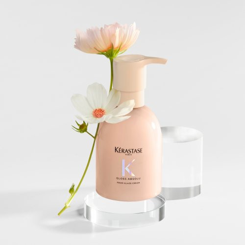 Kérastase Gloss Absolu Frizz-Glaze Cream Kremas storiems, šiauštis linkusiems plaukams 240ml