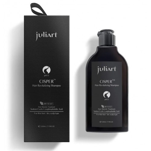 JuliArt Cisper Dry Scalp Hair Revitalizing Shampoo Atgaivinantis šampūnas sausai galvos odai 220ml