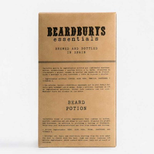 Beardburys Essentials Beard Nourishing Cream, Potion Barzdos maitinamasis kremas, eliksyras 50ml
