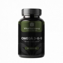 Vitalharmony Omega 3-6-9 Maisto papildas 90 kapsulių
