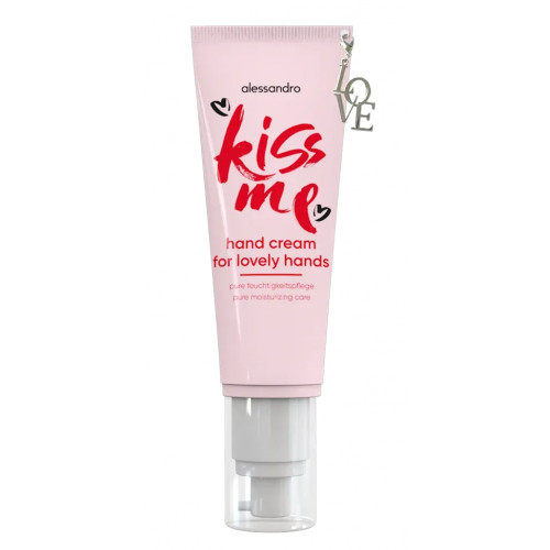 Alessandro Kiss Me Hand Cream Drėkinamasis rankų kremas 50ml