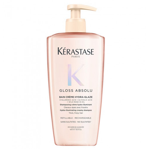 Kérastase Gloss Absolu Bain Creme Hydra-Glaze Shampoo Drėkinamasis ir žvilgesio suteikiantis kreminis šampūnas 250ml