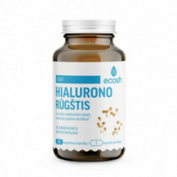 Ecosh Hyaluronic Acid with ActiHyal Hialurono rūgštis su ActiHyal 60 kapsulių