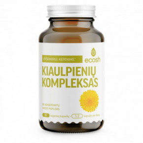 Ecosh Dandelion Root Extract Kiaulpienių kompleksas, ekstraktas ir milteliai 90 kapsulių