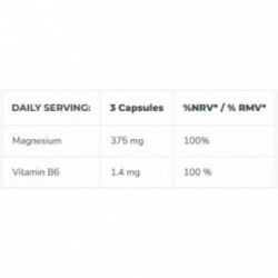 Iconfit Magnesium B6 375mg Magnio ir vitamino B6 kapsulės 90 kapsulių