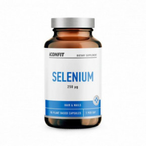 Iconfit Selenium 250 mg Hair & Nails Maisto papildas selenas 90 kapsulių