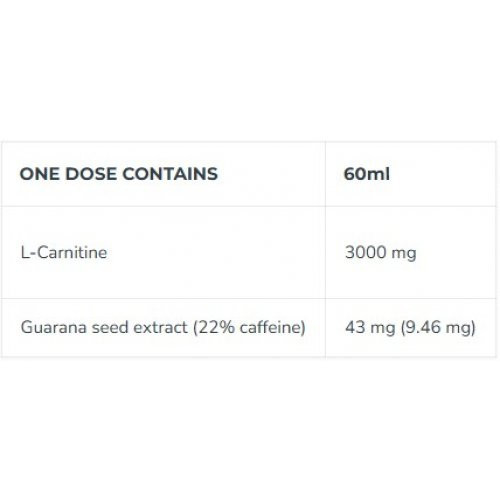 Iconfit L-Carnitine 3000 Shot Maisto papildas prieš treniruotę 60ml