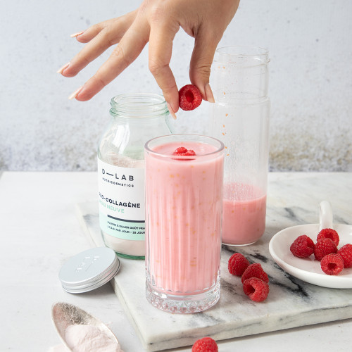 D-LAB Nutricosmetics Pro-Collagène Peau Neuve Firms & Protects the Skin Kolagenas gražiai odai 185g
