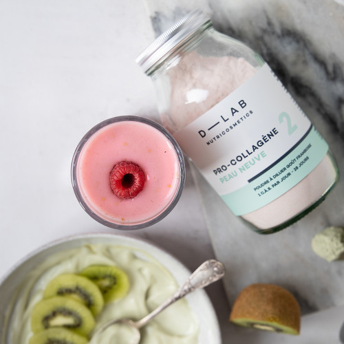 D-LAB Nutricosmetics Pro-Collagène Peau Neuve Firms & Protects the Skin Kolagenas gražiai odai 185g