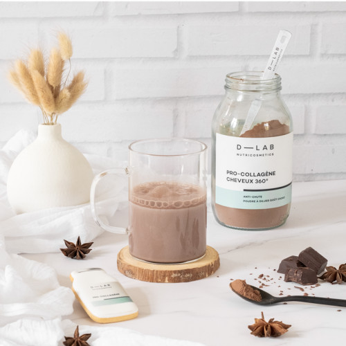 D-LAB Nutricosmetics Pro-Collagene Cheveux 360° Anti-fall & Repair Kolagenas plaukams 185g