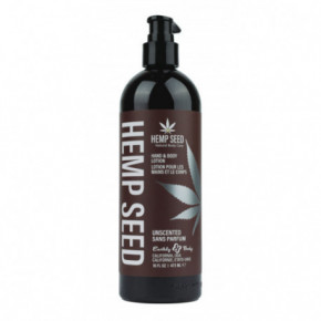 Hemp Seed Unscented Hand & Body Lotion Bez smaržas roku un ķermeņa losjons 473 ml