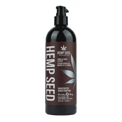 Hemp Seed Hand & Body Lotion Unscented Bekvapis rankų ir kūno losjonas 473ml