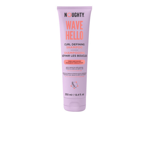 Noughty Wave Hello Curl Defining Shampoo Šampūnas garbanotiems ir banguotiems plaukams su ryžių vandeniu ir juodųjų avižų ekstraktu 250ml
