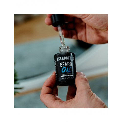 Beardburys Original Heritage Beard Oil Barzdos ir ūsų serumo aliejus 30ml