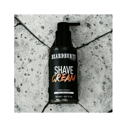 Beardburys Amber Midnight Shave Cream Skutimosi kremas 150ml