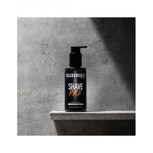 Beardburys Amber Midnight Anti-Irritation Pre-Shave Cream Kremas prieš skutimąsi 150ml