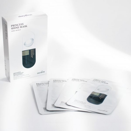 Storyderm Princess Shine Mask Lakštinė veido kaukė nuo raukšlių 1 vnt.