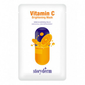 Storyderm Vitamin C Brightening Mask Lakštinė skaistinanti veido kaukė su vitaminu C 1 vnt.